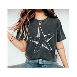 starfish shirt star fish beach shirt vacation shirt beach shirt beach graphic tee beach t-shirt ocean shirt sea shirt