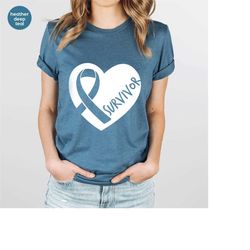 ovarian cancer t-shirt, cancer survivor gift, cervical cancer shirt, teal ribbon shirt, survivor graphic tees, awareness