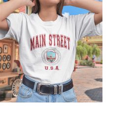 Main Street U.S.A. College Style T-Shirt