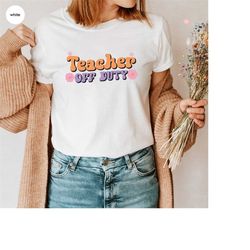 floral teacher shirt, teacher gifts, last day of school shirt, end of year teacher gift, class dismissed t-shirt, vacati