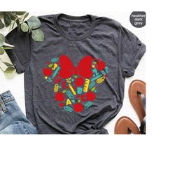 Cute Student Gift, Kindergarten Teacher Tshirt, Back To School Clothing, Apple Graphic Tees, First Day of School Outfit,