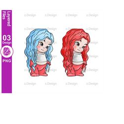 baby karol red hair g svg, la bichota, karol g png, eps, and dxf files, cricut, digital download