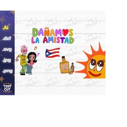 karol g daamos la amistad visualizer png, maana ser bonito jpg/png/svg print and cut digital, cricut silhouette files do