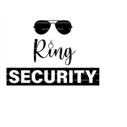 ring security svg, ring bearer svg, wedding svg. vector cut file for cricut, silhouette, pdf png eps dxf, decal, sticker