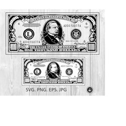1000 dollar bill svg file, money svg,cash money svg,money sign svg ,vector clipart commercial/personal use cricut,silhou
