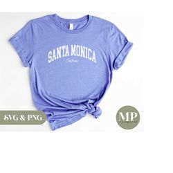 santa monica svg & png