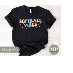 softball vibes | softball svg & png