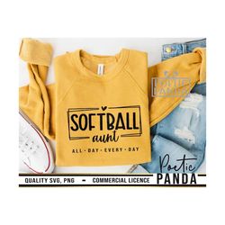 softball aunt svg png, softball mom svg, aunt svg, softball life svg, softball shirt svg, baseball aunt, mom svg, baseba