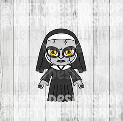 the nun | halloween | horror | svg | png | instant download