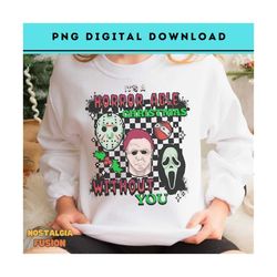 horror-able christmas horror characters png retro michael myers png design christmas jason png horror character clipart