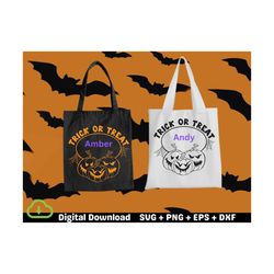 halloween candy bag, scary pumpkins trick or treat bag svg, halloween png, halloween svg, halloween png, halloween candy