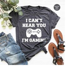 gamer boy shirt, funny gamer tee, i can't hear you i'm gaming shirt, gamer gifts, gifts for boy, gifts for son, gaming g