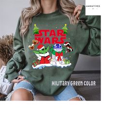 baby yoda christmas shirt, star wars christmas sweatshirt, baby yoda shirt, baby yoda, star wars shirt