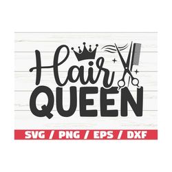 hair queen svg / hairstylist svg / cut file / cricut / commercial use / hairdresser svg / clipart / instant download