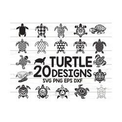 turtle svg/ sea turtle svg/ tortoise svg/ sea svg/ aquatic svg/ reptile svg/ clipart/ silhouette/ decal/ stencil/ vinyl/