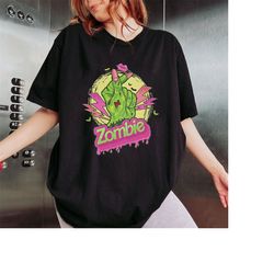 zombie hand sweatshirt, funny zombie crewneck, zombie fingers shirt, funny halloween shirt, couple halloween hoodie, hal