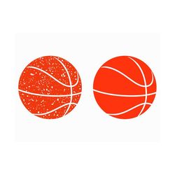 distressed basketball svg / grunge basketball svg / commercial use / cut files / files for cricut / silhouette / dxf / v