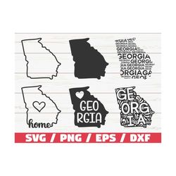 georgia state svg / cut file / cricut / clip art / commercial use / silhouette / georgia svg / georgia home svg / georgi