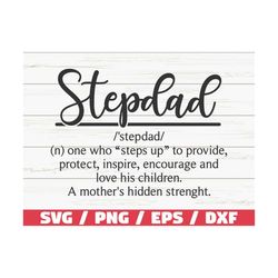 stepdad definition svg / cut file / cricut / commercial use / silhouette / stepdad svg / funny definition svg