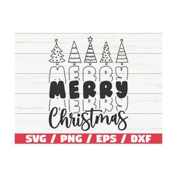 merry christmas svg / christmas svg / cut file / cricut / commercial use / silhouette / dxf file / christmas decoration