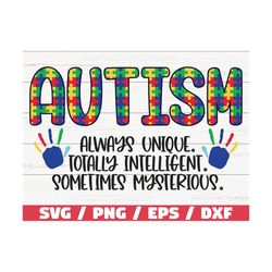 autism svg / cut files / commercial use / cricut / clip art / autism awareness svg / printable / vector