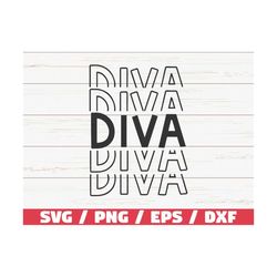 diva svg / queen  svg / cut file / cricut / black woman svg / instant download