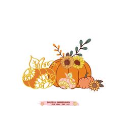 sunflower svg, pumpkin svg, fall svg, thanksgiving svg, autumn svg, sunflower pumpkin, halloween svg, sunflower lovers s