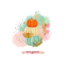 pumpkin png, fall, fall png, watercolor pumpkin, pumpkins clipart, pumpkin png, halloween png, fall flowers png, sublima