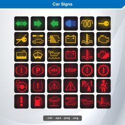 car signs svg digital vector