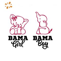 bama girl and bama boy svg, sport svg, bama girl svg, bama girl svg, bama svg, alabama svg, alabama crimson tide, alabam