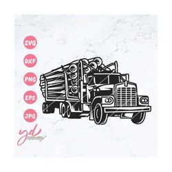 logging truck svg png | logger svg | log truck svg | truck svg | log svg | logging truck clipart | logging svg | logging