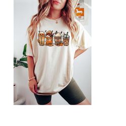 fall coffee t-shirt, coffee lovers shirt, cute fall t-shirt women, pumpkin spice latte t-shirt, cute fall t-shirt, pumpk