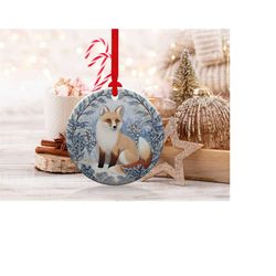3d fox christmas ornaments 8 | png file | 3d christmas sublimation ornaments graphic clipart | instant digital download
