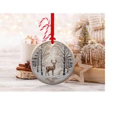 3d deer christmas ornaments 5 | png file | 3d christmas sublimation ornaments graphic clipart | instant digital download