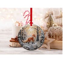 3d fox christmas ornaments 9 | png file | 3d christmas sublimation ornaments graphic clipart | instant digital download