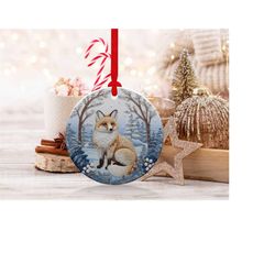 3d fox christmas ornaments 3 | png file | 3d christmas sublimation ornaments graphic clipart | instant digital download
