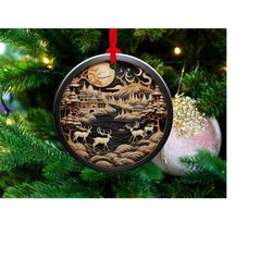 3d christmas ornament 6 | png file | 3d christmas sublimation ornaments graphic clipart | instant digital download