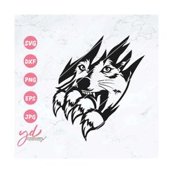 wolf scratch svg | claw scratch svg | wolf claw svg | wolf svg | wolf decals | wolfanimal svg | animal scratch | wolf pn