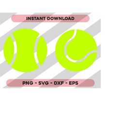 tennis ball svg, tennis svg, tennis ball clipart, tennis ball files for cricut, tennis ball cut files for silhouette, pn