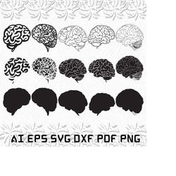 human brain svg, human svg, human brains svg, brain, man, svg, ai, pdf, eps, svg, dxf, png