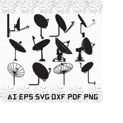 satellite dishes svg, satellite dish svg, satellite svg, dishes, dish, svg, ai, pdf, eps, svg, dxf, png