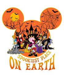 disney halloween family vacation png, spookiest place on earth, trick or treat png, spooky vibes png