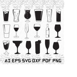 drink glass svg, drink cup svg, drink svg, glass, bar, svg, ai, pdf, eps, svg, dxf, png