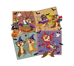 chip n dale skeleton double trouble png, trick or treat png, halloween cruise png, spider halloween png, spooky vibes