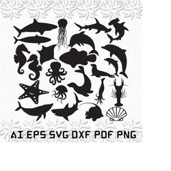 ocean fish svg,  ocean fishs svg,  ocean svg, fish, sea, svg, ai, pdf, eps, svg, dxf, png