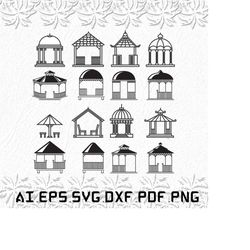 gazebo svg, gazebos svg, hoom svg, house, camps, svg, ai, pdf, eps, svg, dxf, png