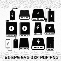 power bank svg, power banks svg, power, svg, powers, bank, svg, ai, pdf, eps, svg, dxf, png