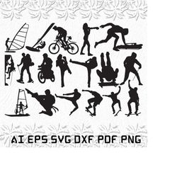 extreme sport svg, extreme sports svg, extreme svg, sport, sports, svg, ai, pdf, eps, svg, dxf, png