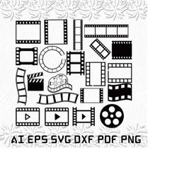 camera film svg, camera film strip svg, vintage film svg, photo strip, film, svg, ai, pdf, eps, svg, dxf, png