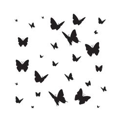 butterflies svg, png, jpg files. butterflies silhouette. butterflies bundle. butterflies set. digital download.